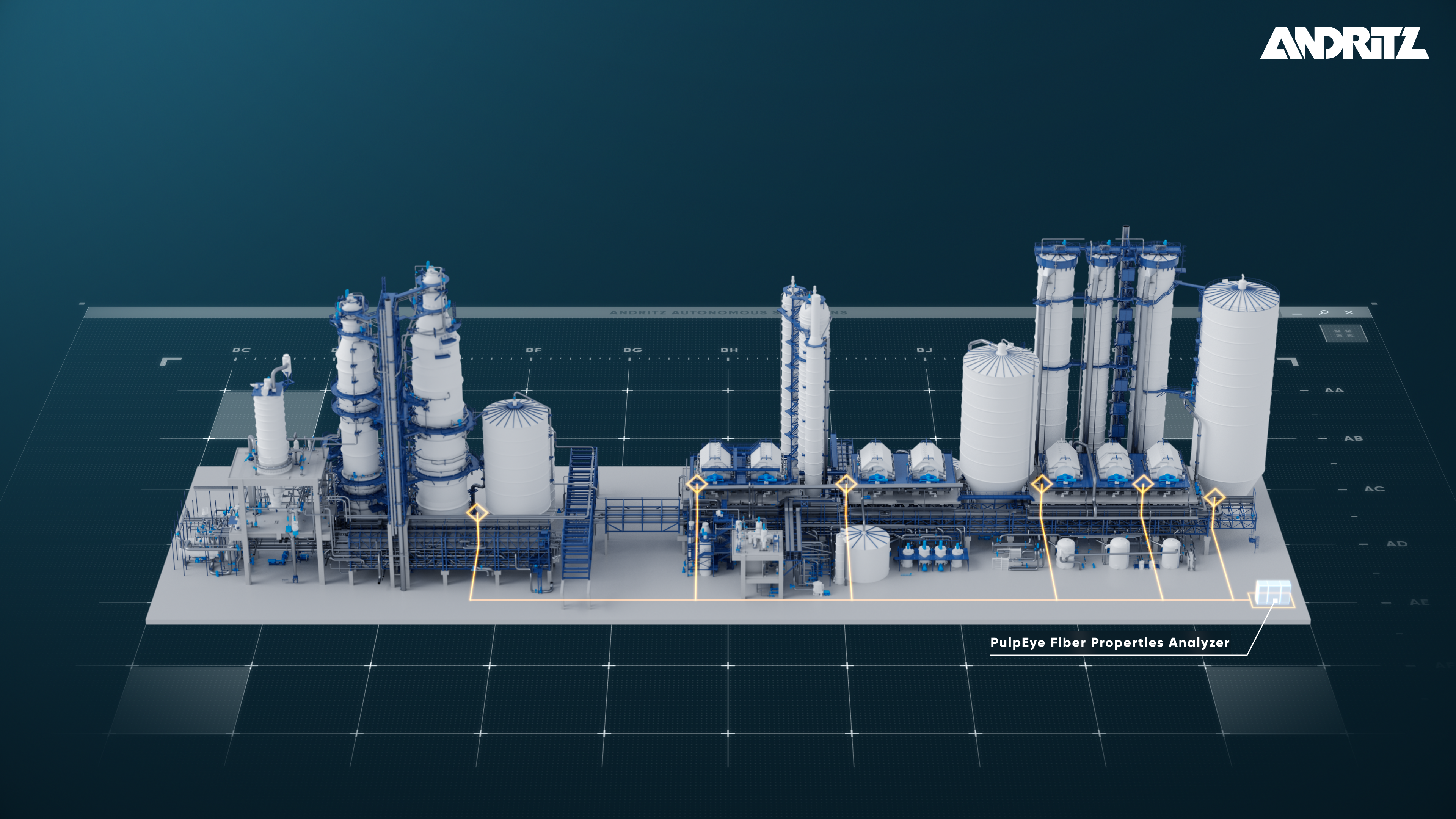 PulpEye Fiber Properties Analyzer in a chemical fiberline