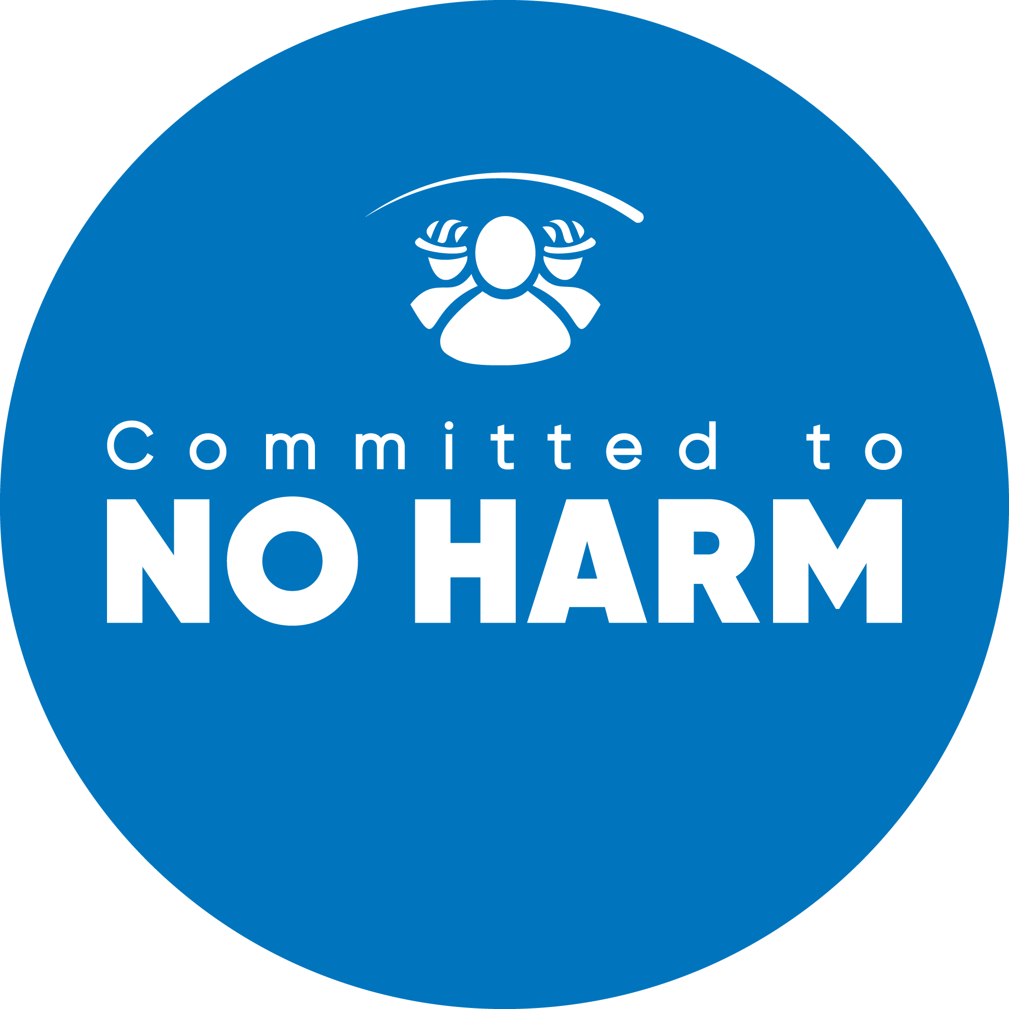 Committed to No Harm Label
