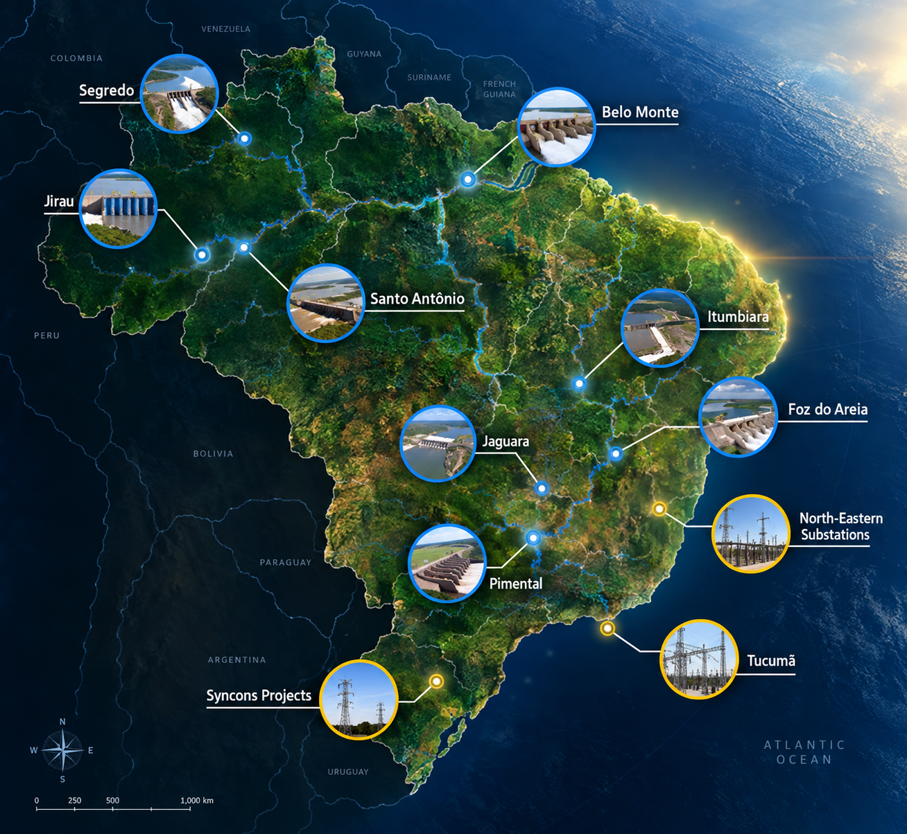 Brazil Map Milestones