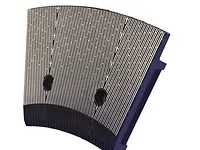 FiberMaxX refiner plates are used for softwood chip refining to maximize fiber length and strength properties in the pulp
