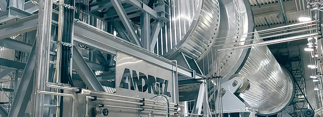 ANDRITZ torrefaction reactor in operation at Joensuu Biocoal, Finland