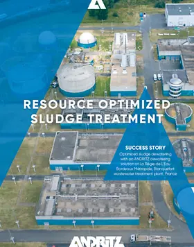 Optimized dewatering performance at La Régie de L’Eau Bordeaux Métropole, France