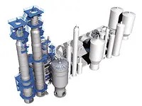 3d model with pre-hydrolysis vessel